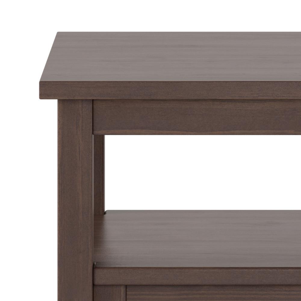 Warm Walnut Brown | Warm Shaker 20 inch End Side Table