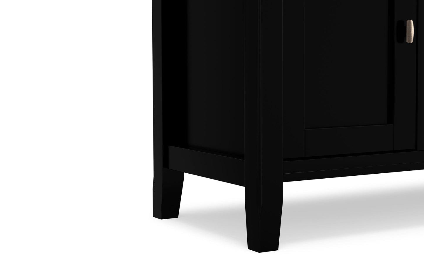 Black | Warm Shaker 72 inch TV Stand