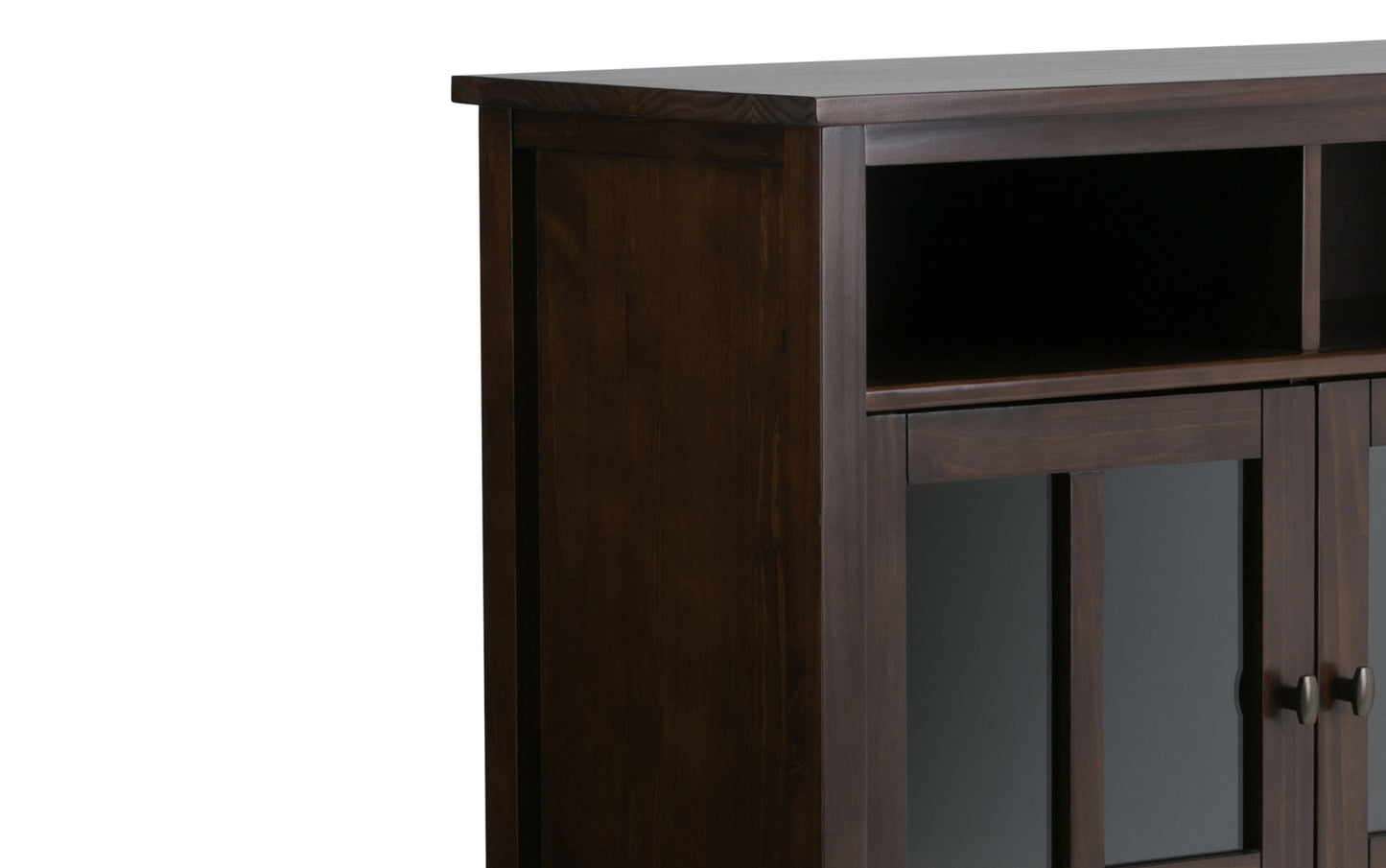 Tobacco Brown | Warm Shaker 39 inch Medium Storage & Media Cabinet