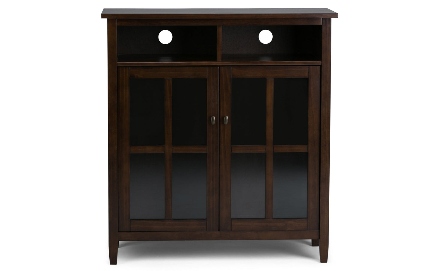 Tobacco Brown | Warm Shaker 39 inch Medium Storage & Media Cabinet