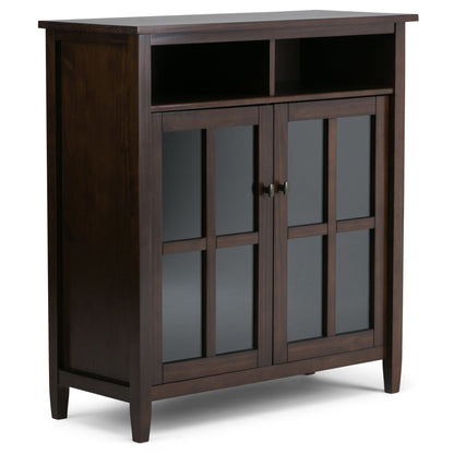 Tobacco Brown | Warm Shaker 39 inch Medium Storage & Media Cabinet