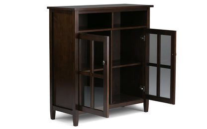 Tobacco Brown | Warm Shaker 39 inch Medium Storage & Media Cabinet