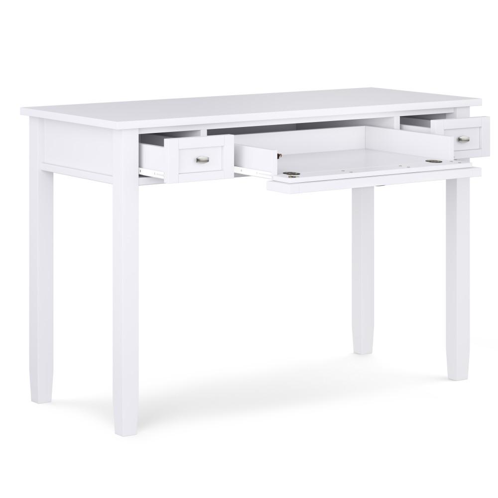 White | Warm Shaker 48 inch Desk