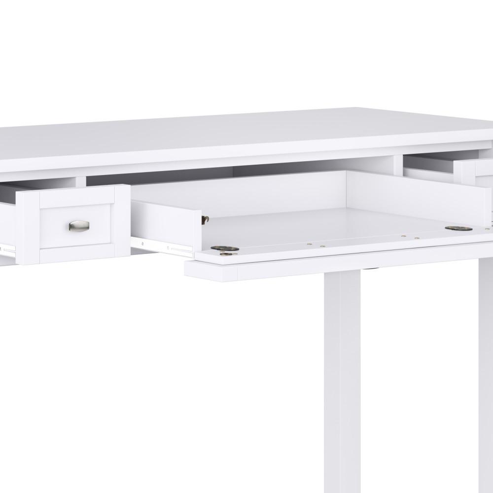 White | Warm Shaker 48 inch Desk