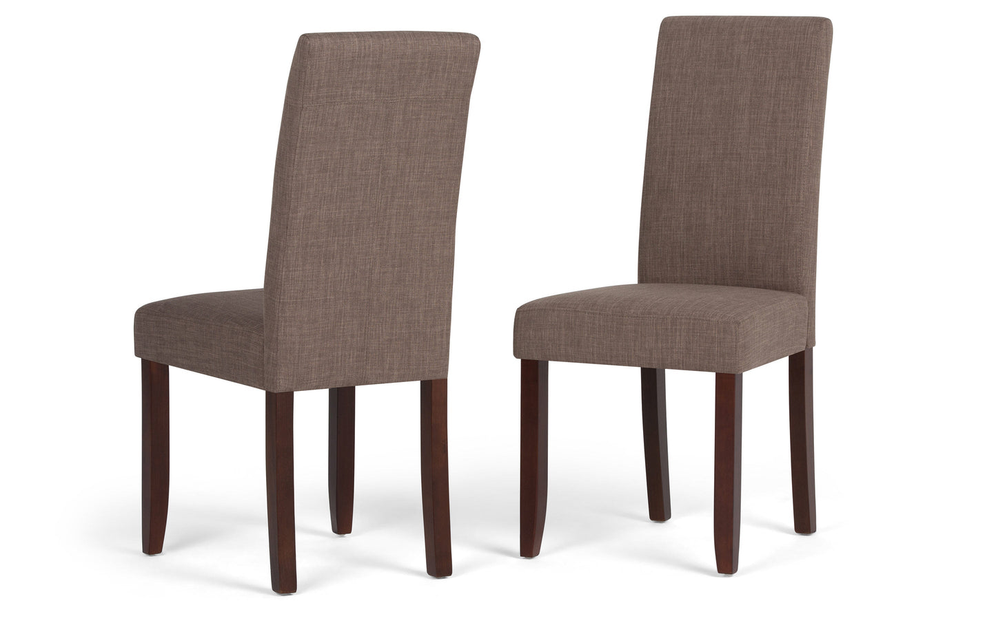 Light Mocha Linen Style Fabric | Acadian 7 Piece Dining Set