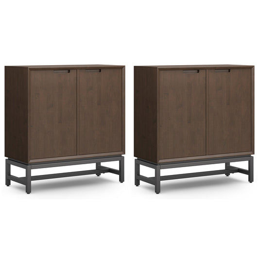 Banting 39W Tall Storage Cabinet with Doors Set of 2