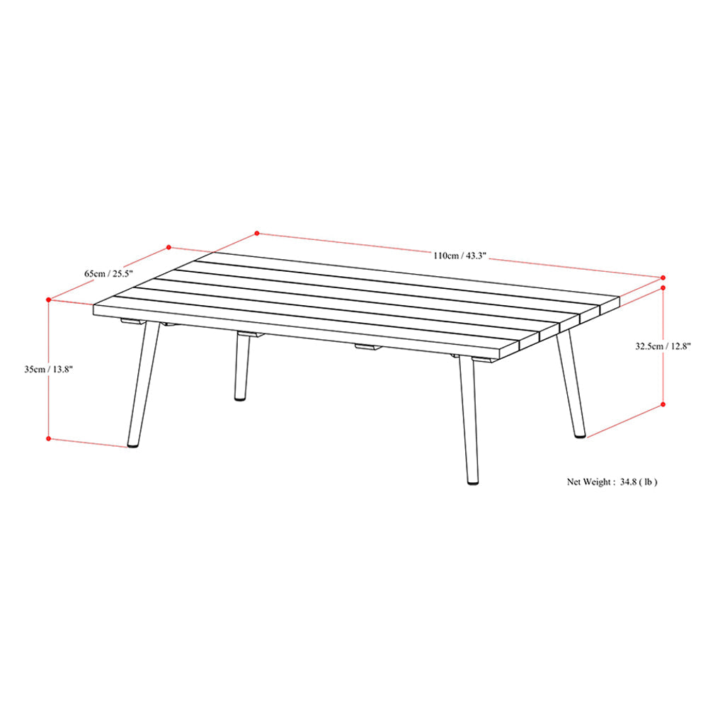 Belize Outdoor Coffee Table