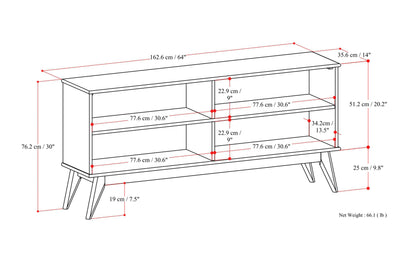 Draper Low Bookcase