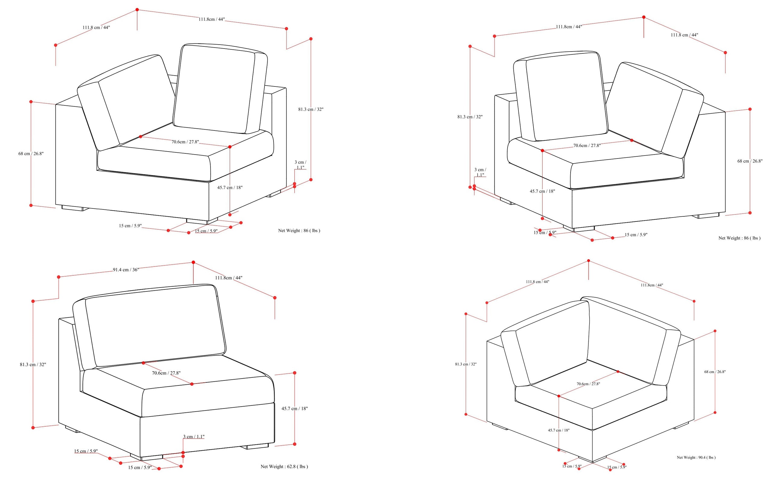 Jasmine Corner Sectional