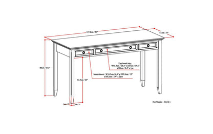 Hickory Brown | Amherst Desk