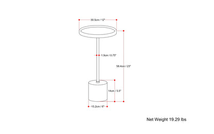 Turner  Side Table