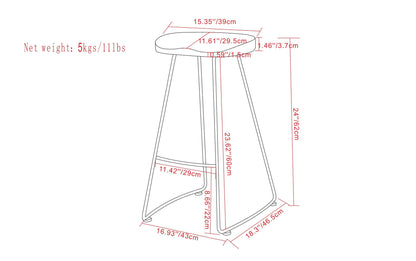 Amberly Counter Stool (Set of 2)