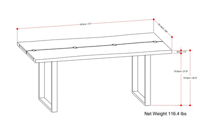 Natural | Fieldcrest Dining Table