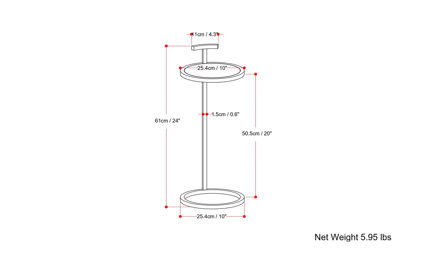 Brook  C Side Table