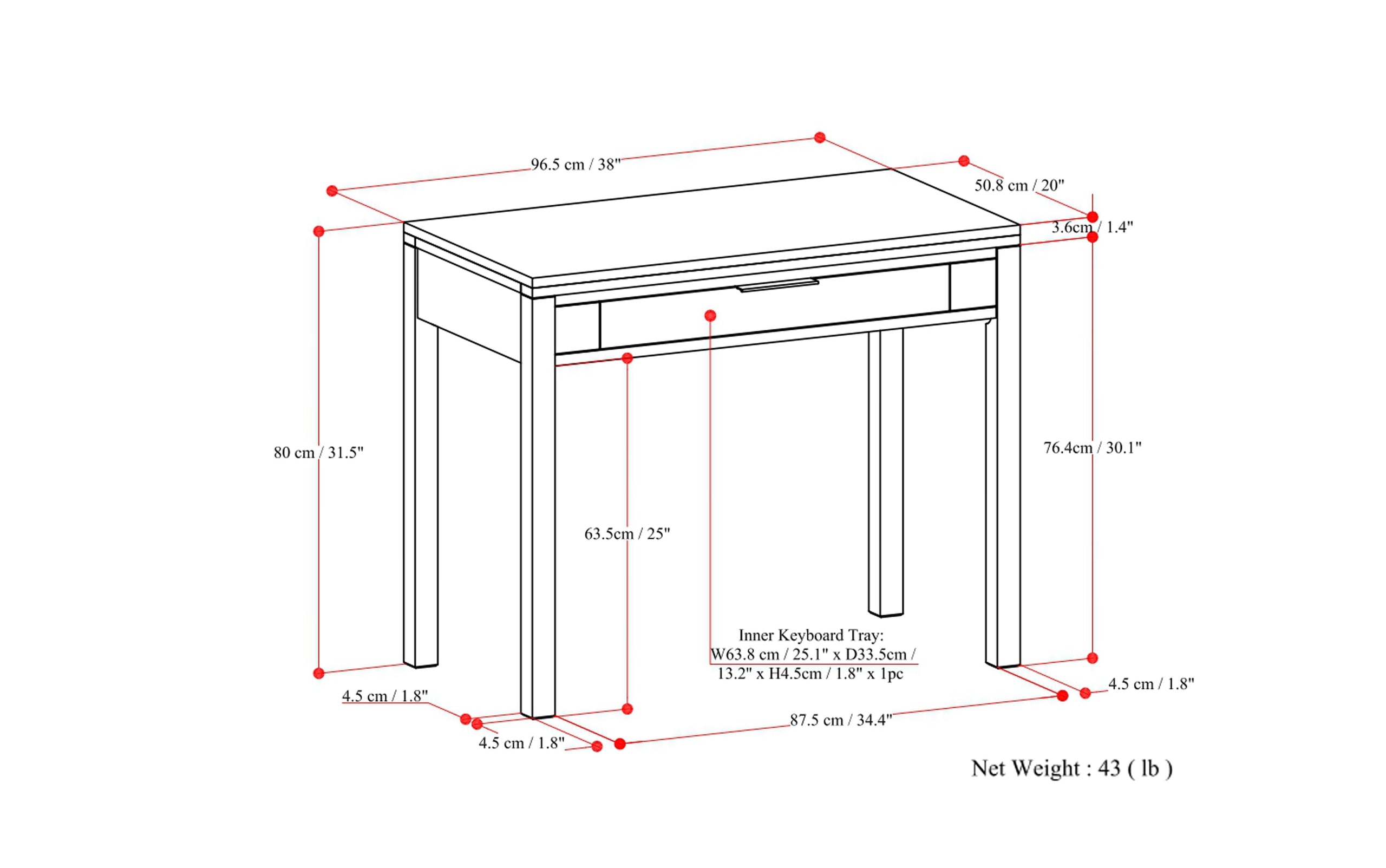 Hollander Small Desk