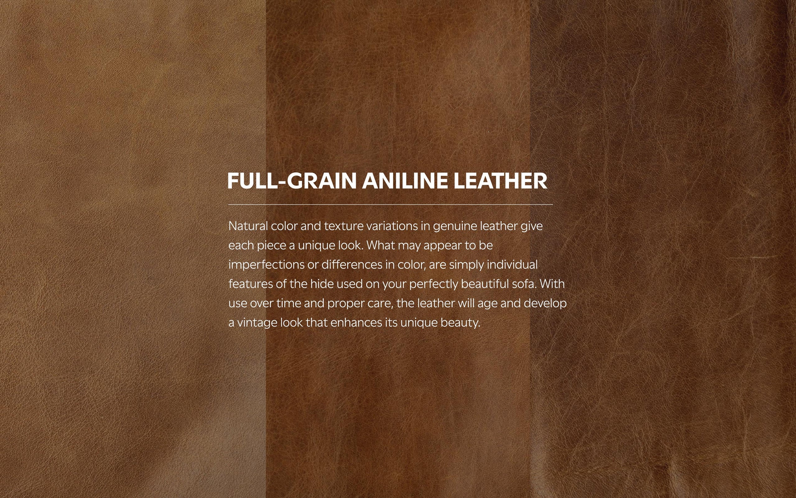 Caramel Brown Genuine Top Grain Leather | Morrison Mid Century Sectional in Genuine Leather