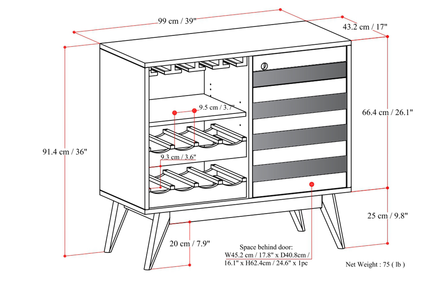 Clarkson Wine Cabinet