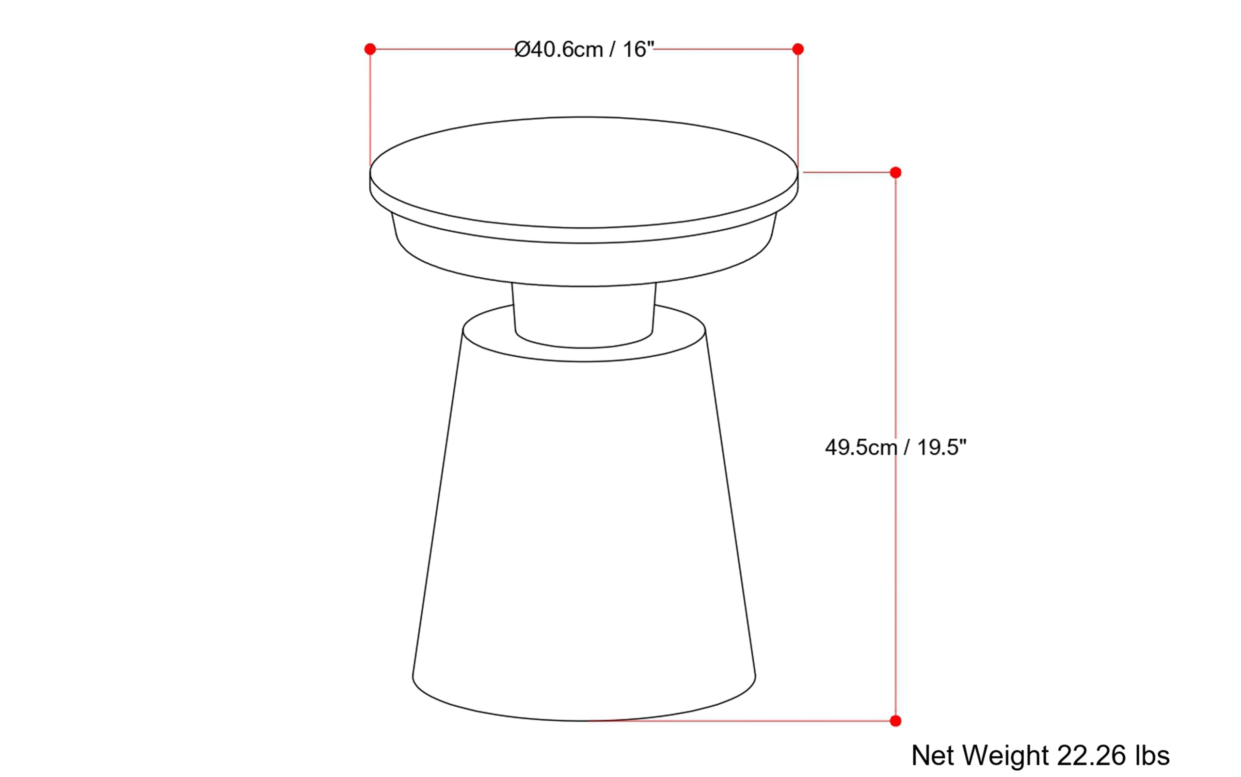 Jaxine Side Table