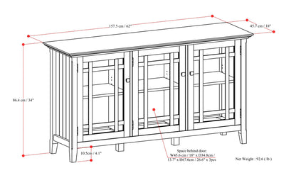 Bedford Wide Storage Cabinet