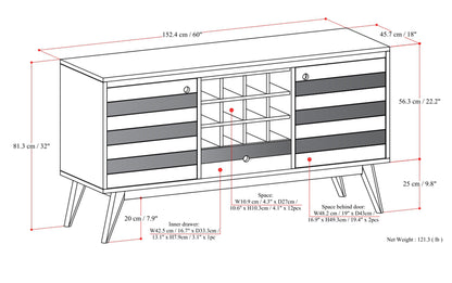 Clarkson Sideboard with Wine Storage