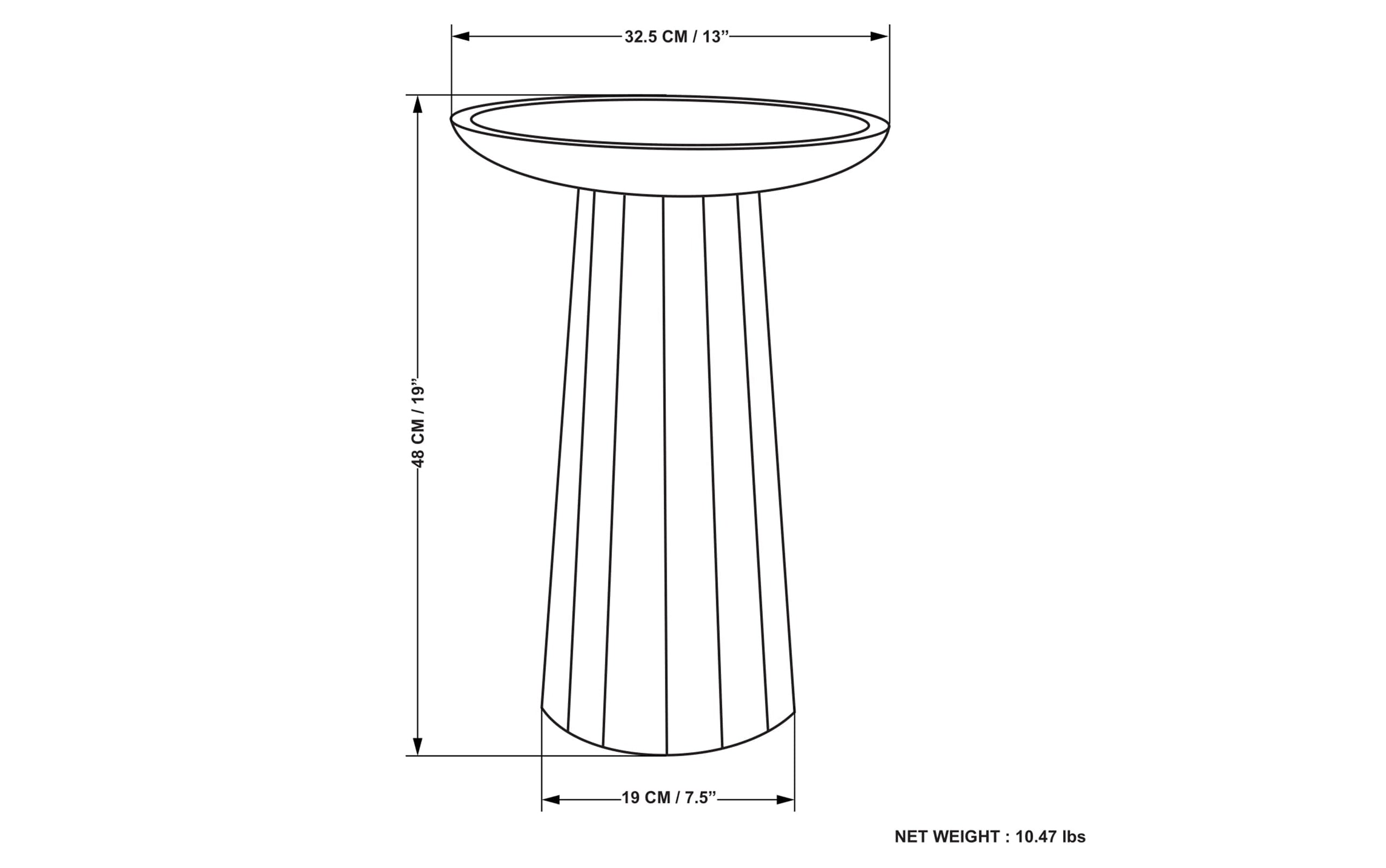 Black | Dayton Wooden Accent Table