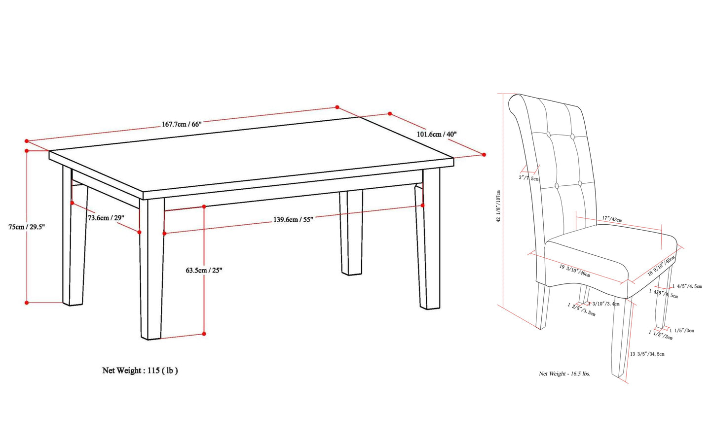 Dove Grey Linen Style Fabric | Cosmopolitan 5 Piece Dining Set