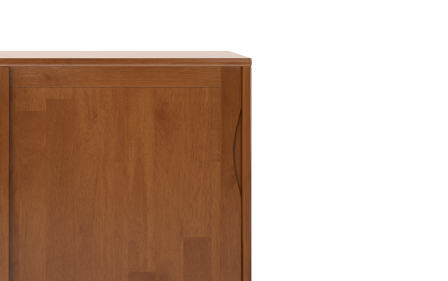 Teak Brown | Harper 48W Tall Storage Cabinet with Doors and 3 Drawers Set of 2