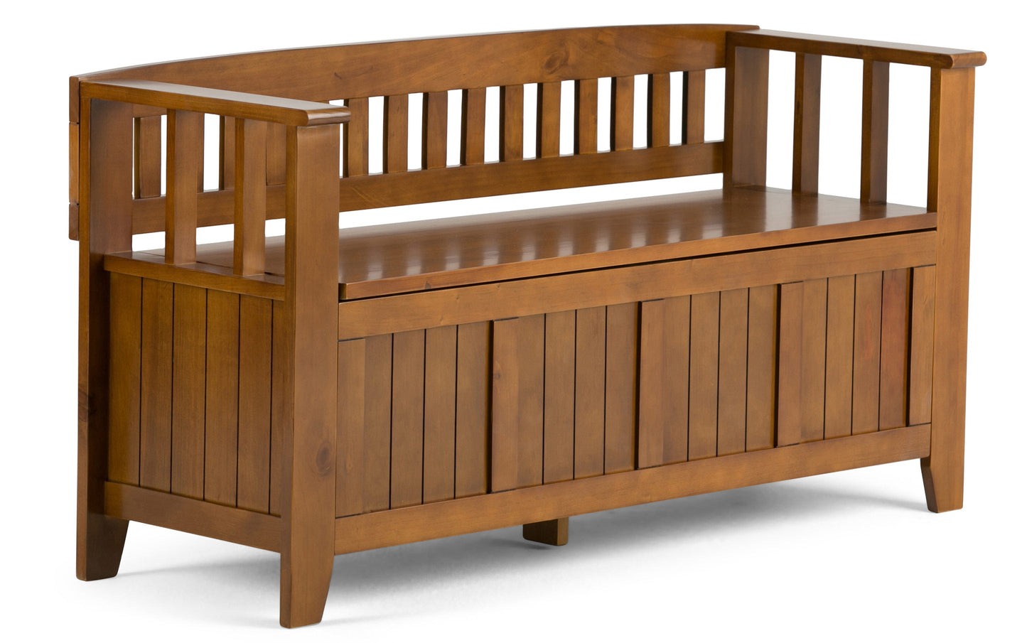 Light Avalon Brown | Acadian Entryway Bench