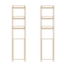 20 inch Bookcase with Cabinet (Set of 2)