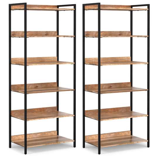 Kelsey 30W 5 Shelf Bookcase (Set of 2)