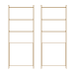 30 inch Bookcase with Cabinet (Set of 2)