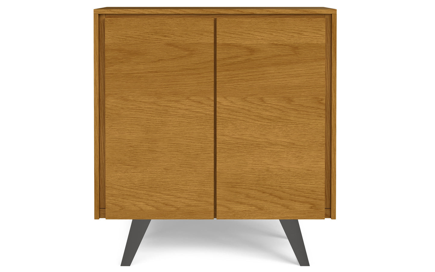 Oak Oak | Lowry 39W Tall Storage Cabinet with Doors Set of 2 in Oak