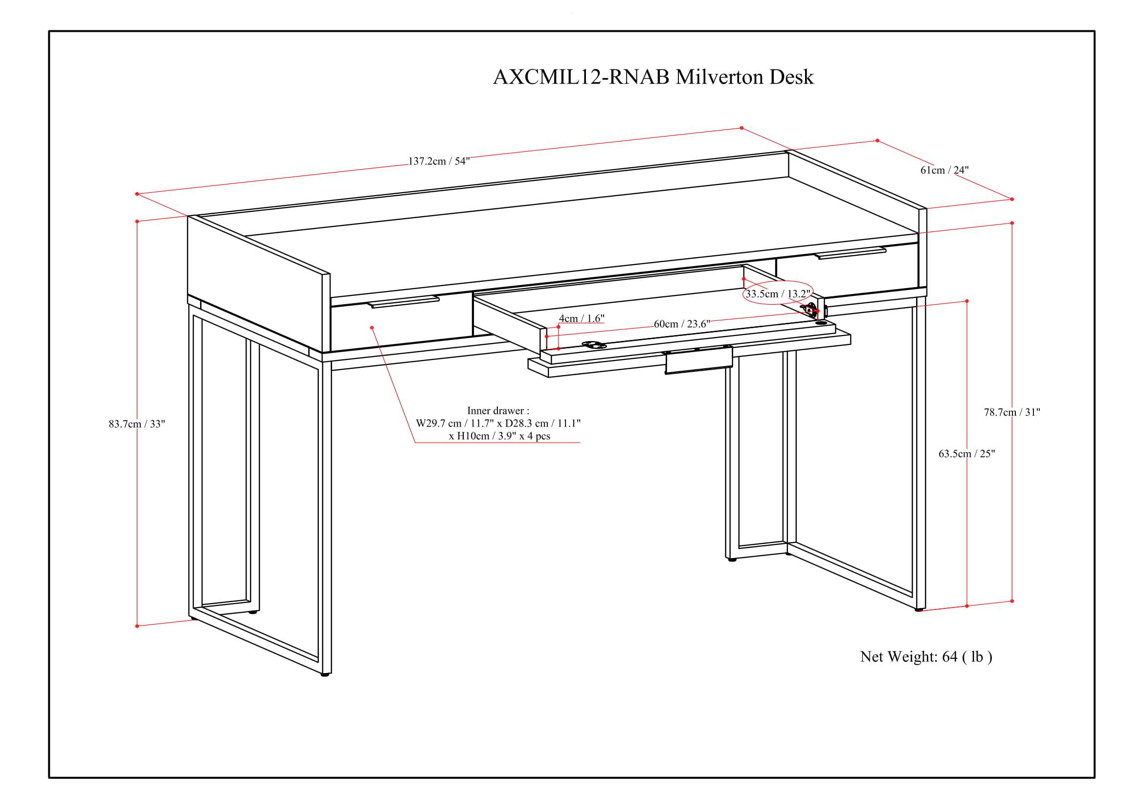 Milverton Desk