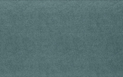 Smoky Teal Linen Style Polyester | Scott Small Ottoman Bench