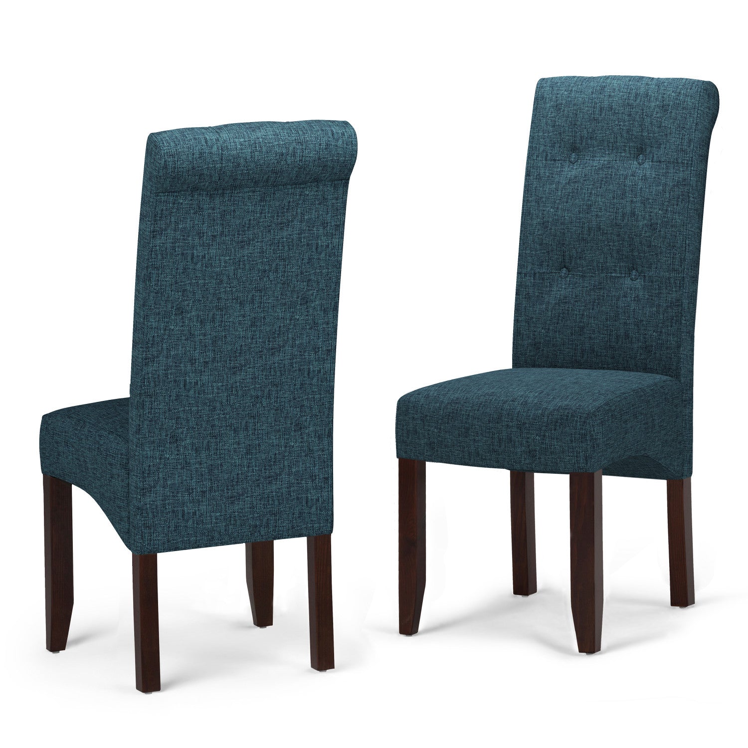 Denim Blue Linen Style Fabric | Cosmopolitan Dining Chair in Linen