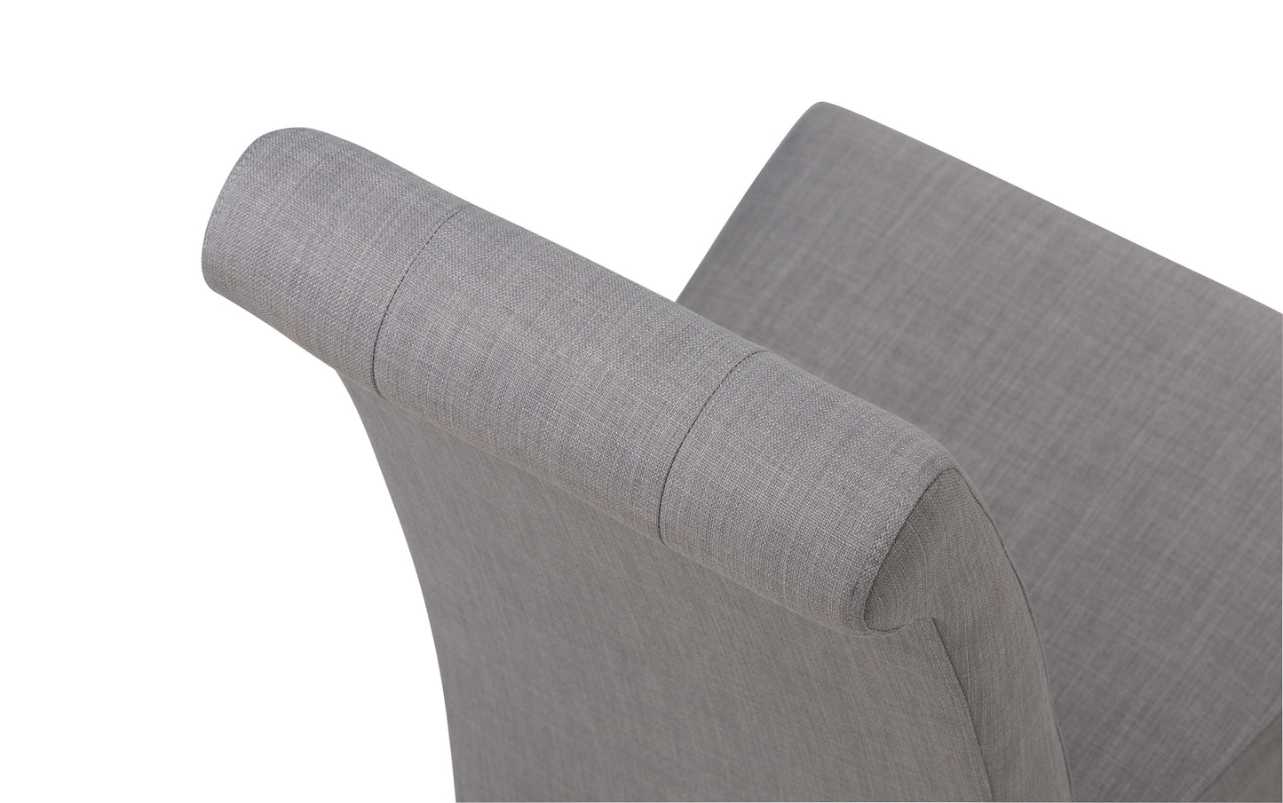 Dove Grey Linen Style Fabric | Cosmopolitan 5 Piece Dining Set