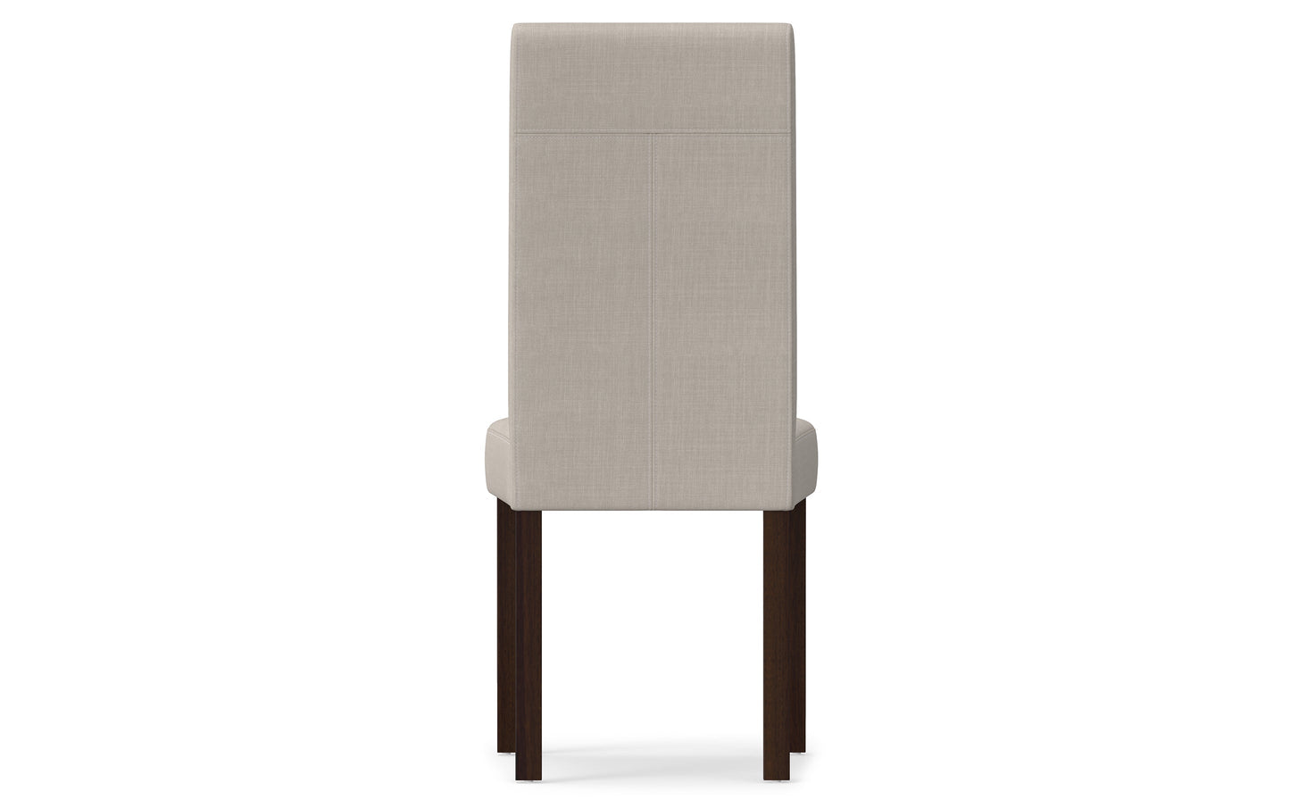 Light Beige Linen Style Fabric | Acadian Linen Look Fabric Parson Dining Chair (Set of 2)