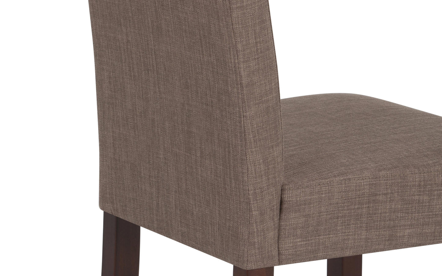 Light Mocha Linen Style Fabric | Acadian 5 Piece Dining Set