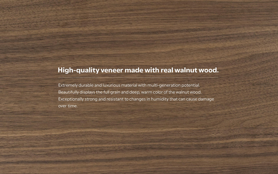 Sawhorse Solid Walnut Veneer and Media Home Simpli Stand – TV Metal