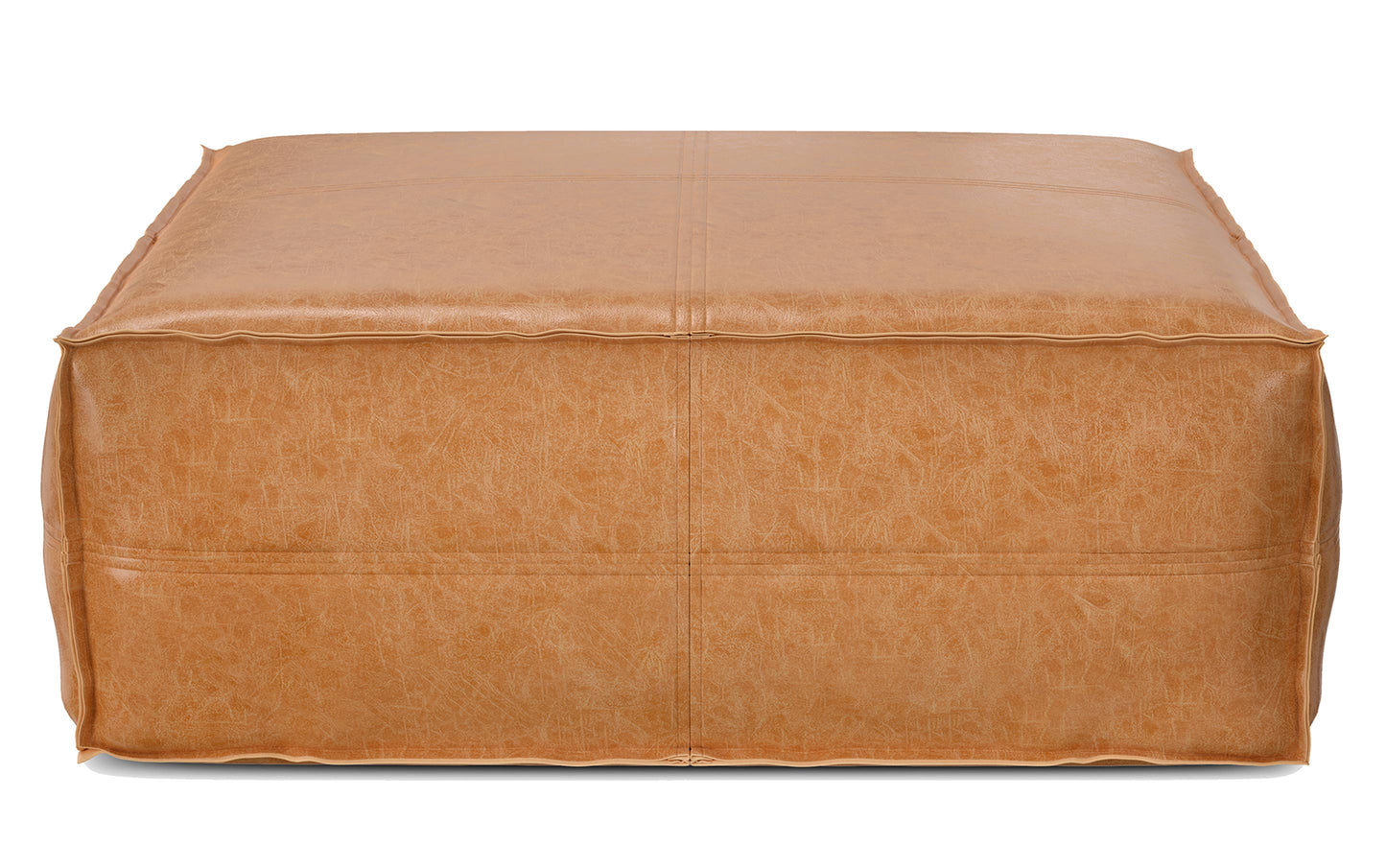 Distressed Brown | Brody Extra Large Pouf