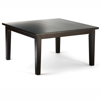 Java Brown Rubberwood | Eastwood 54 inch Square Dining Table