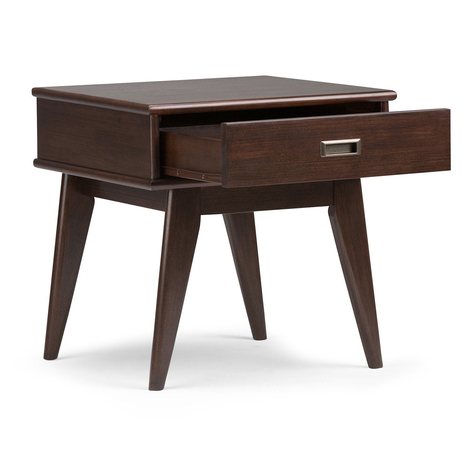 Medium Auburn Brown | Draper Mid Century End Table