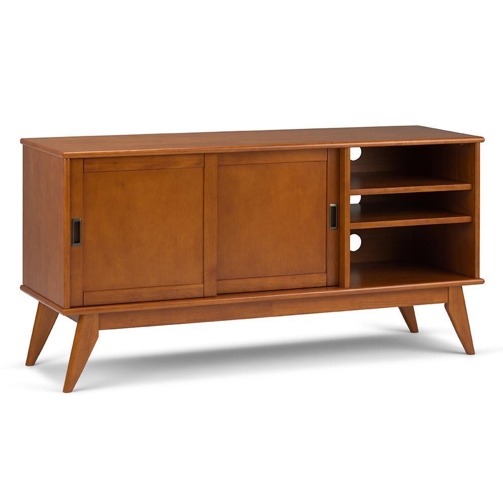 Teak Brown | Draper Mid Century Medium TV Media Stand