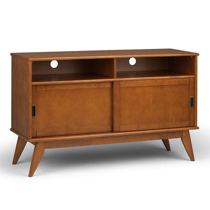 Teak Brown | Draper Mid Century Tall TV Media Stand