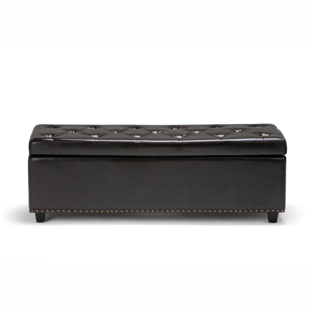 Hamilton leather deals ottoman