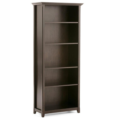 Hickory Brown | Amherst 5 Shelf Bookcase