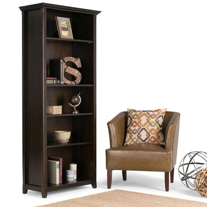 Hickory Brown | Amherst 5 Shelf Bookcase