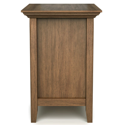 Rustic Natural Aged Brown | Amherst Bedside Table