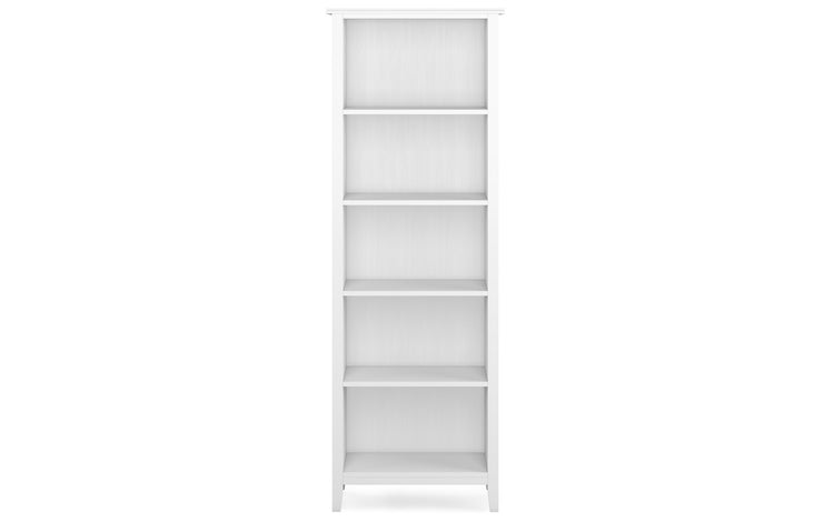 White | Artisan 5 Shelf Bookcase