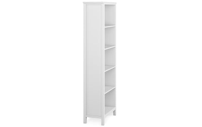 White | Artisan 5 Shelf Bookcase